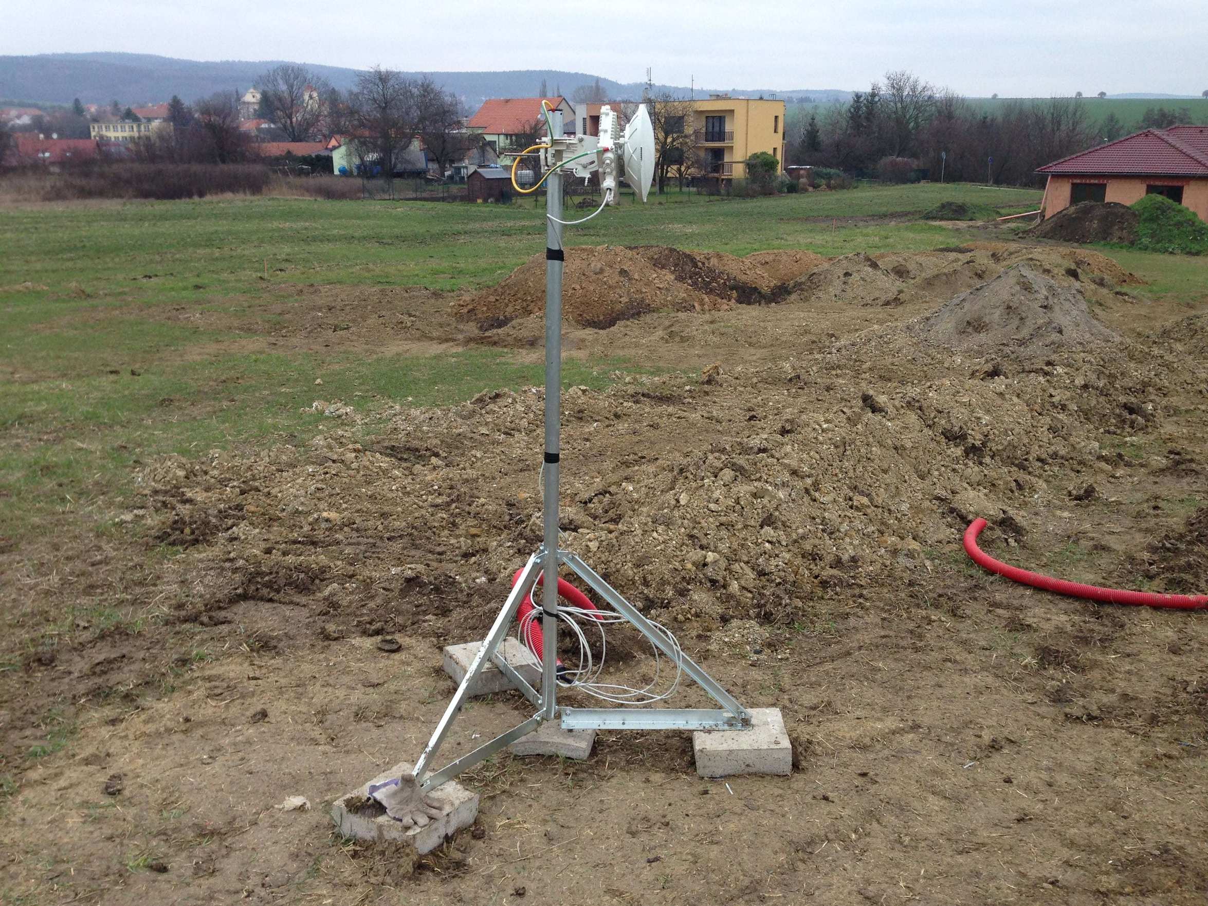 WiFi anténa montáž