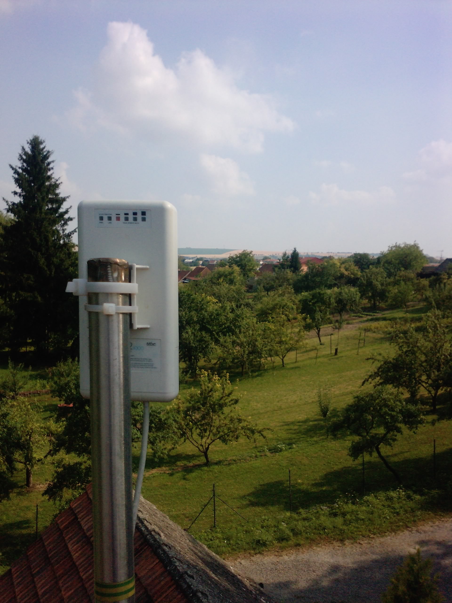 WiFi anténa instalace