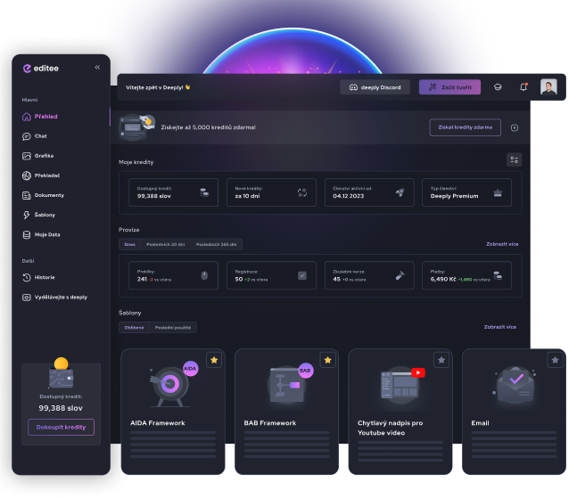 Editee Dashboard